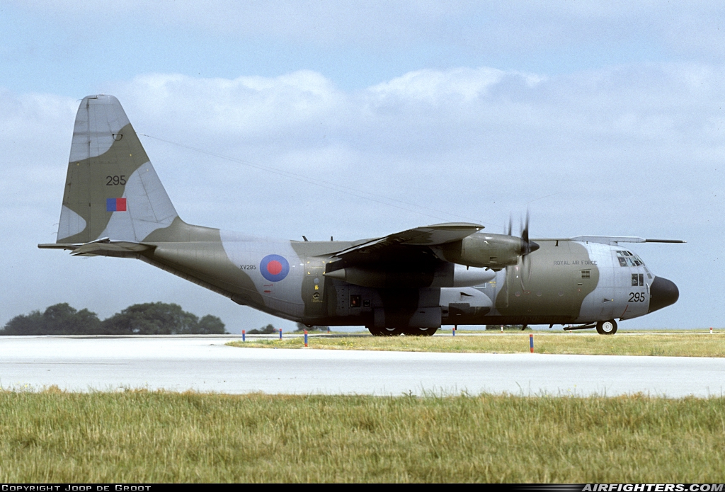 UK - Air Force Lockheed Hercules C1 (C-130K / L-382) XV295 at Lyneham (LYE / EGDL), UK