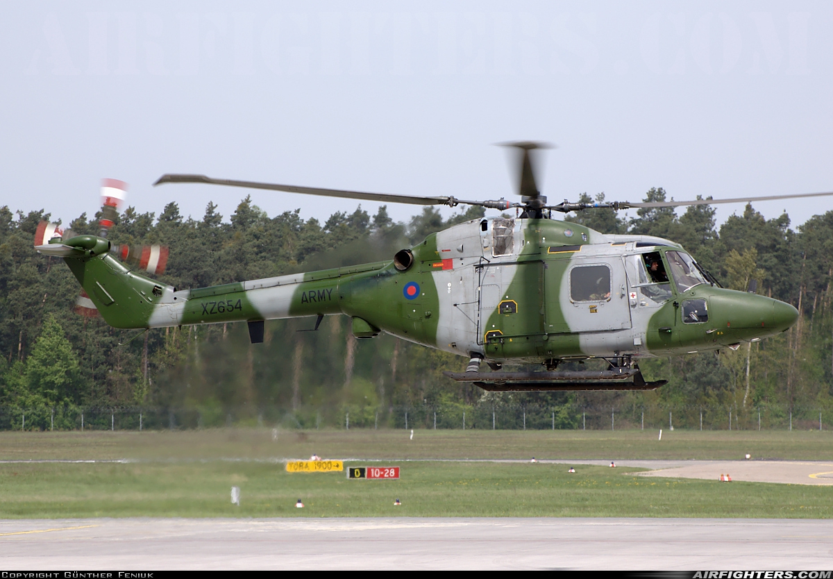 UK - Army Westland WG-13 Lynx AH7 XZ654 at Nuremberg (NUE / EDDN), Germany
