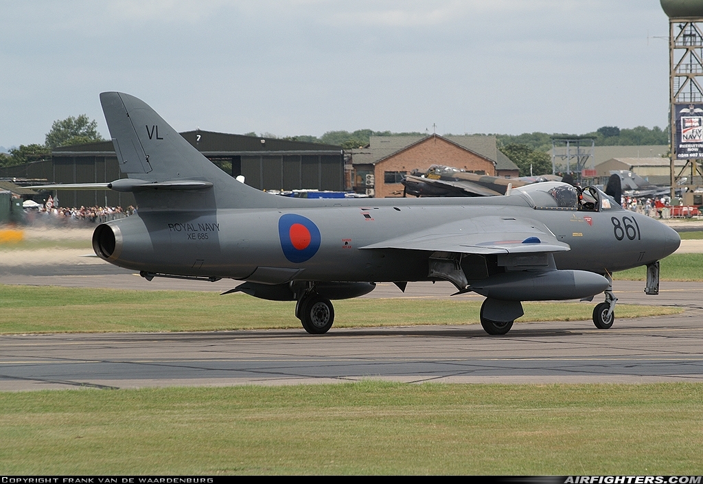 Private Hawker Hunter GAII G-GAII at Yeovilton (YEO / EGDY), UK