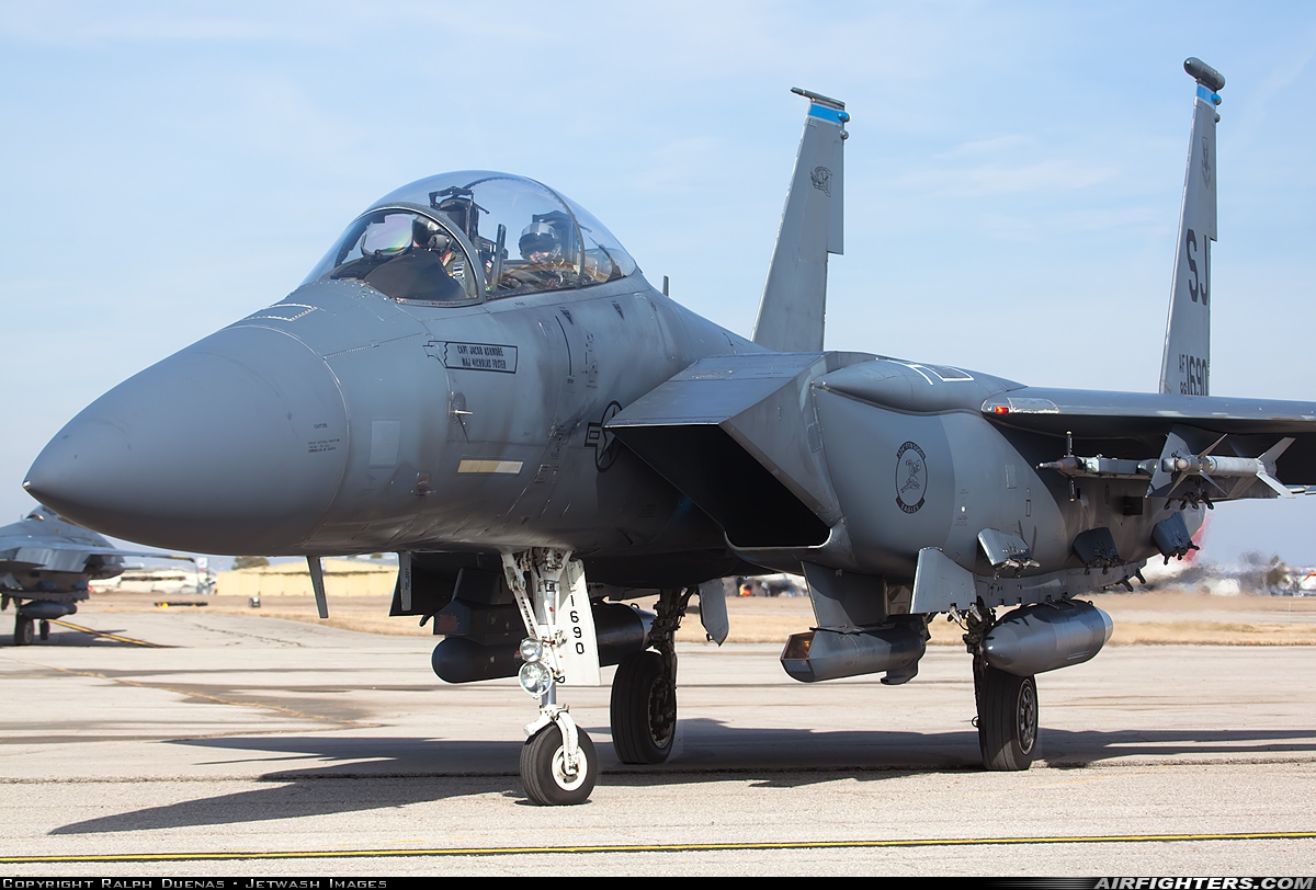 USA - Air Force McDonnell Douglas F-15E Strike Eagle 88-1690 at Tulsa - Int. (Municipal) (TUL / KTUL), USA