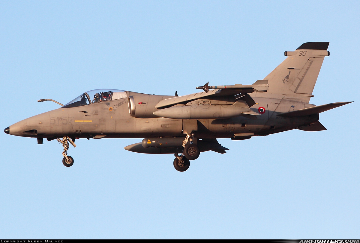 Italy - Air Force AMX International AMX  ACOL MM7190 at Albacete (- Los Llanos) (LEAB), Spain