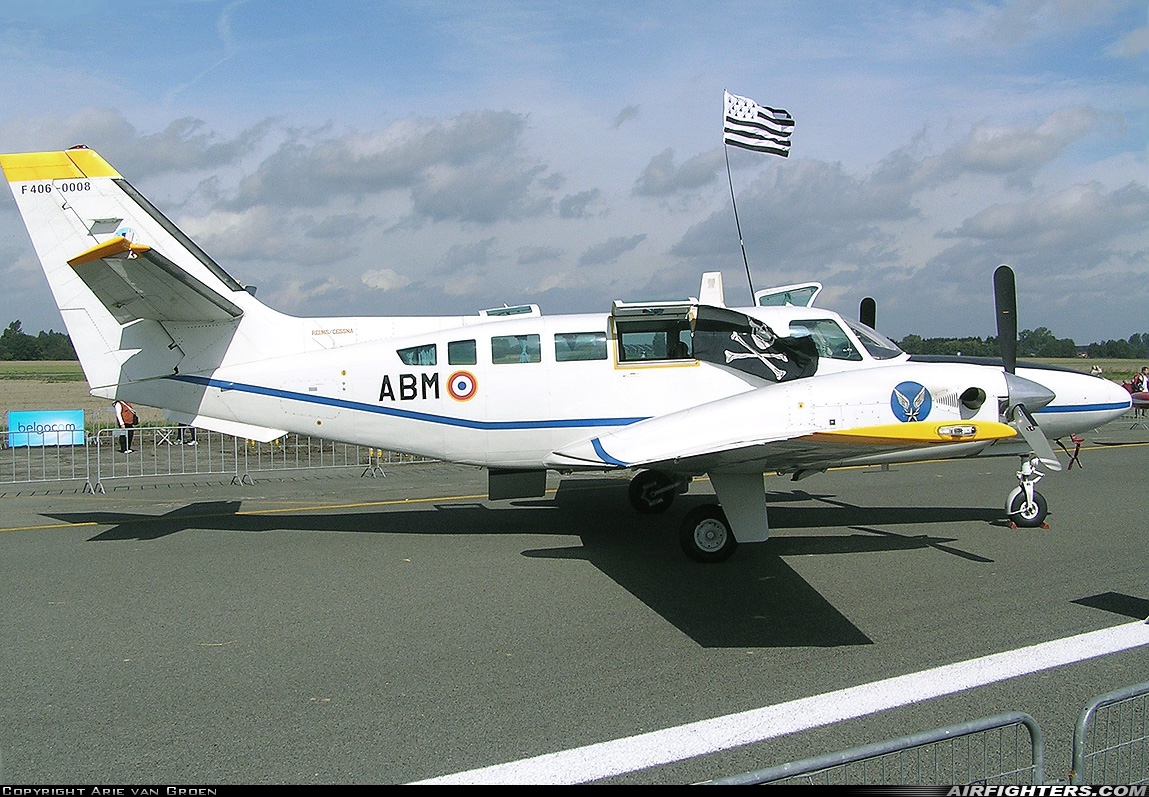 France - Air Force Reims-Cessna F-406 Caravan II 0008 at Beauvechain (EBBE), Belgium