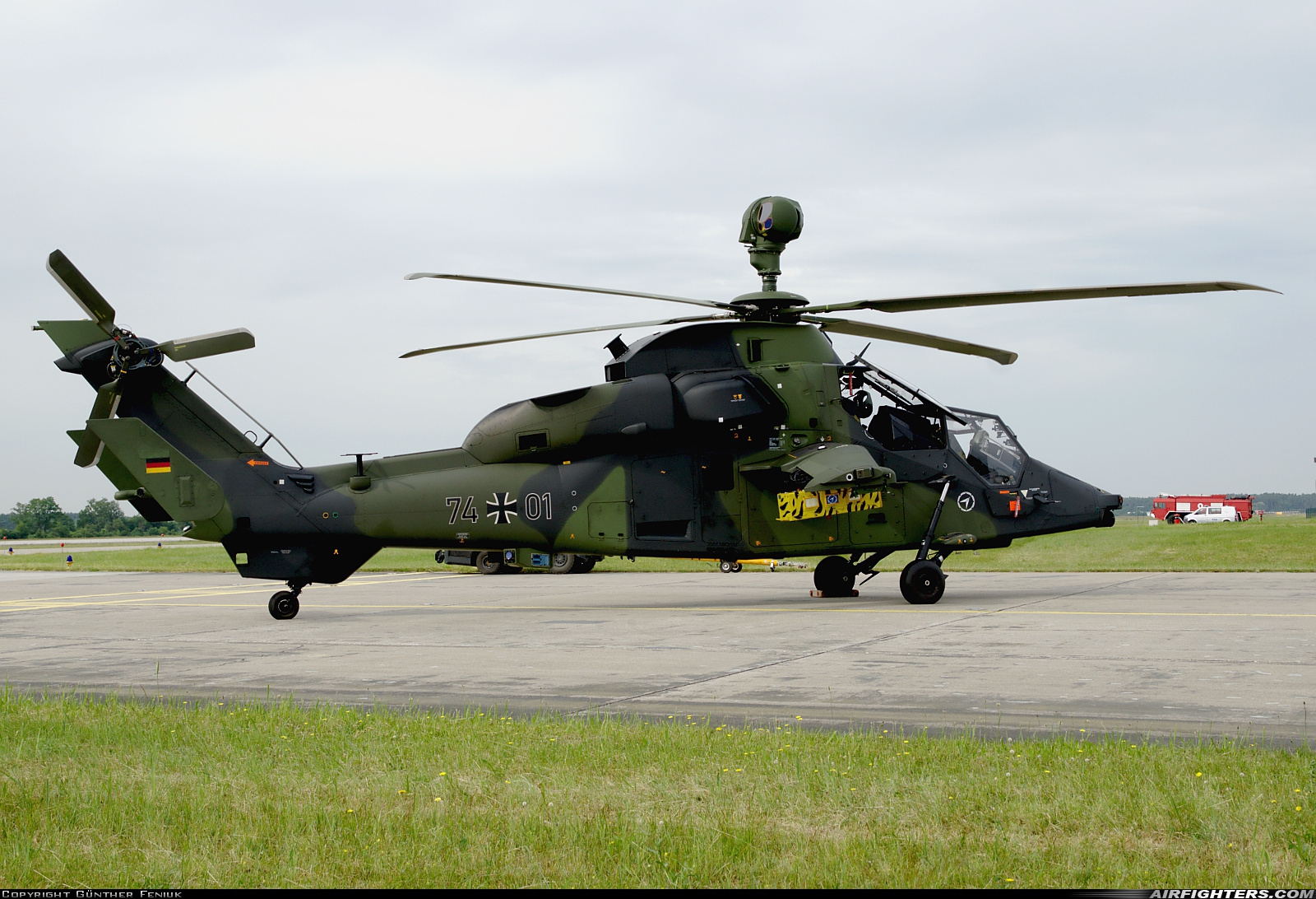 Germany - Army Eurocopter EC-665 Tiger UHT 74+01 at Ingolstadt - Manching (ETSI), Germany