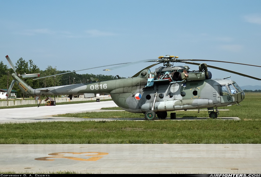 Czech Republic - Air Force Mil Mi-17 0816 at Tuzla (TZL/LQTZ), Bosnia and Herzegovina