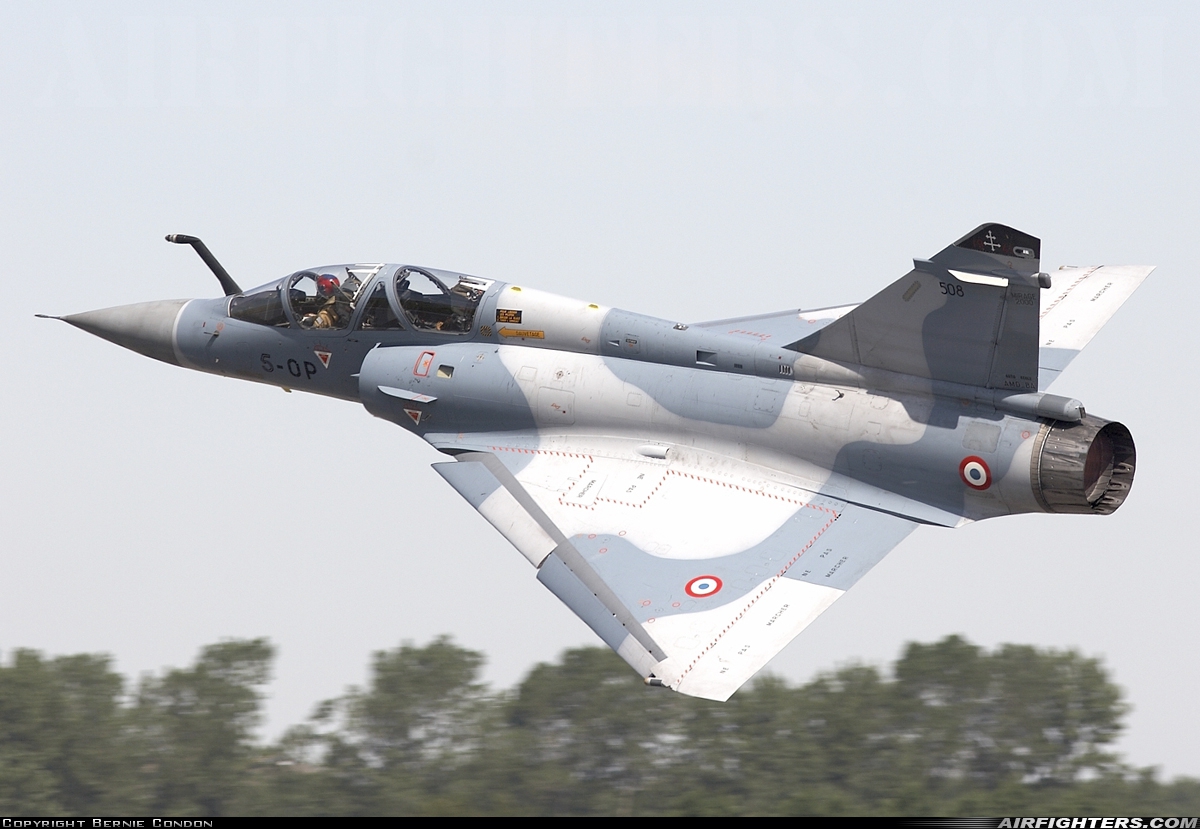 France - Air Force Dassault Mirage 2000B 508 at Fairford (FFD / EGVA), UK