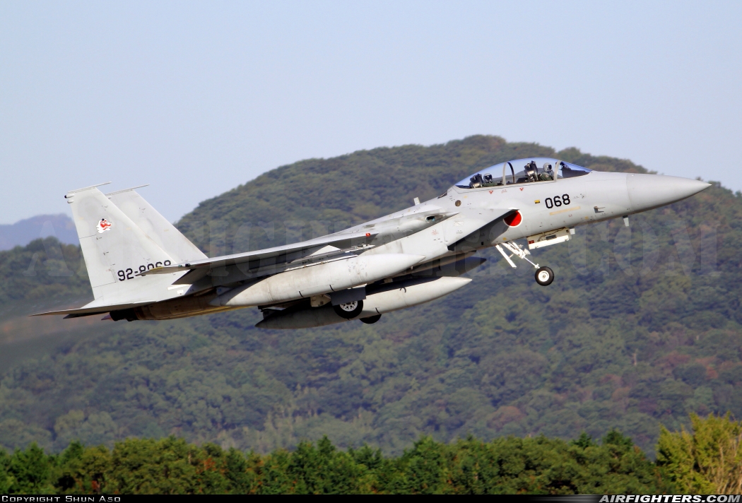 Japan - Air Force McDonnell Douglas F-15DJ Eagle 92-8068 at Tsuiki (RJFZ), Japan