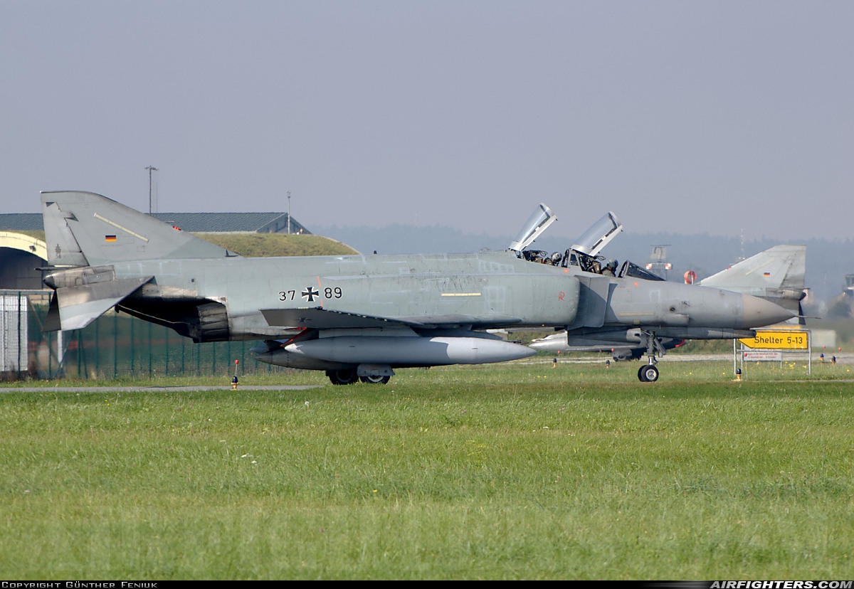 Germany - Air Force McDonnell Douglas F-4F Phantom II 37+89 at Neuburg - Zell (ETSN), Germany