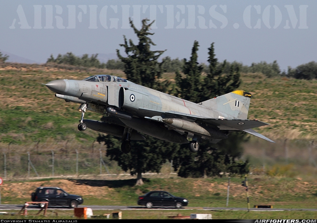 Greece - Air Force McDonnell Douglas F-4E AUP Phantom II 01525 at Tanagra (LGTG), Greece