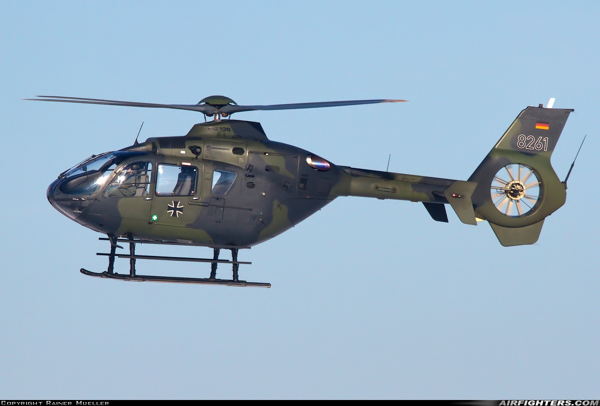 Germany - Army Eurocopter EC-135T1 82+61 at Buckeburg (- Achum) (ETHB), Germany