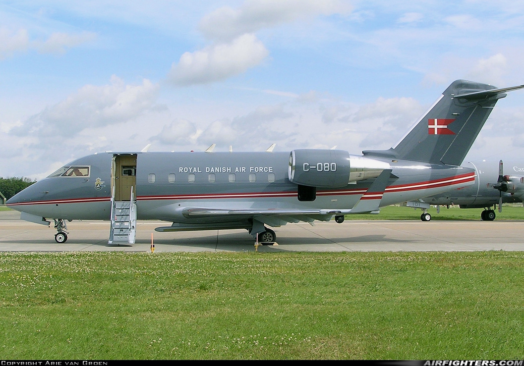 Denmark - Air Force Canadair CL-600-2B16 Challenger 604 C-080 at Leeuwarden (LWR / EHLW), Netherlands