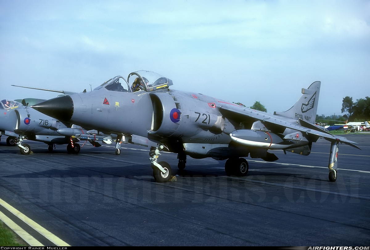 UK - Navy British Aerospace Sea Harrier FRS.1 ZD581 at Munster / Osnabruck (- Greven) (FMO / EDDG), Germany