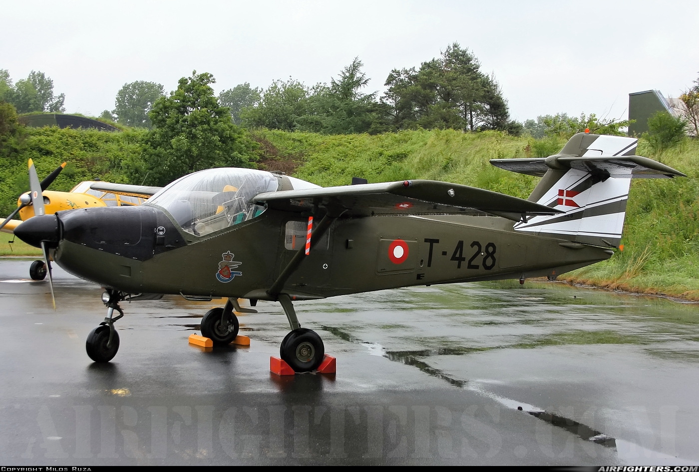 Denmark - Air Force Saab MFI T-17 Supporter T-428 at Wittmundhafen (Wittmund) (ETNT), Germany