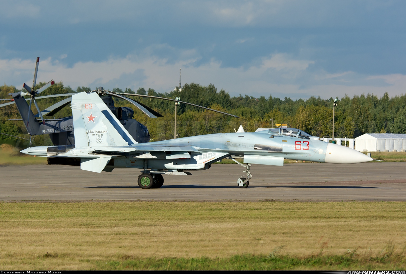 Russia - Air Force Sukhoi Su-27SM3 RF-90745 at Moscow - Zhukovsky (Ramenskoye) (UUBW), Russia