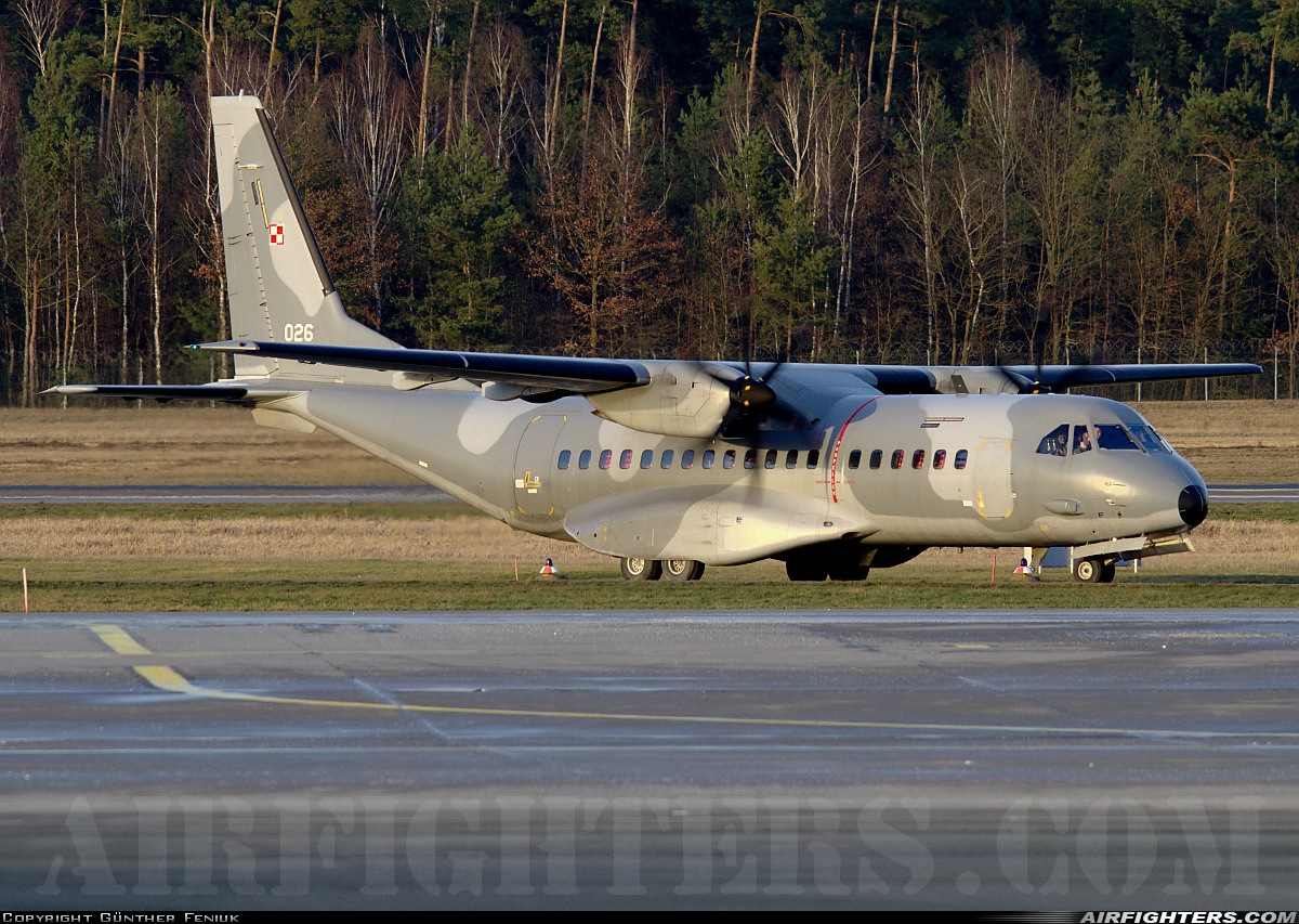 Poland - Air Force CASA C-295M 026 at Nuremberg (NUE / EDDN), Germany