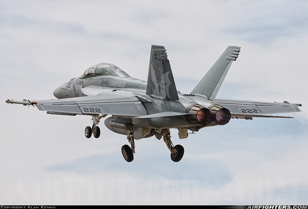 USA - Navy Boeing F/A-18F Super Hornet 166980 at China Lake - NAWS / Armitage Field (NID), USA