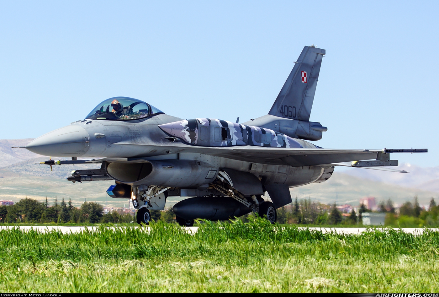 Poland - Air Force General Dynamics F-16C Fighting Falcon 4060 at Konya (KYA / LTAN), Türkiye