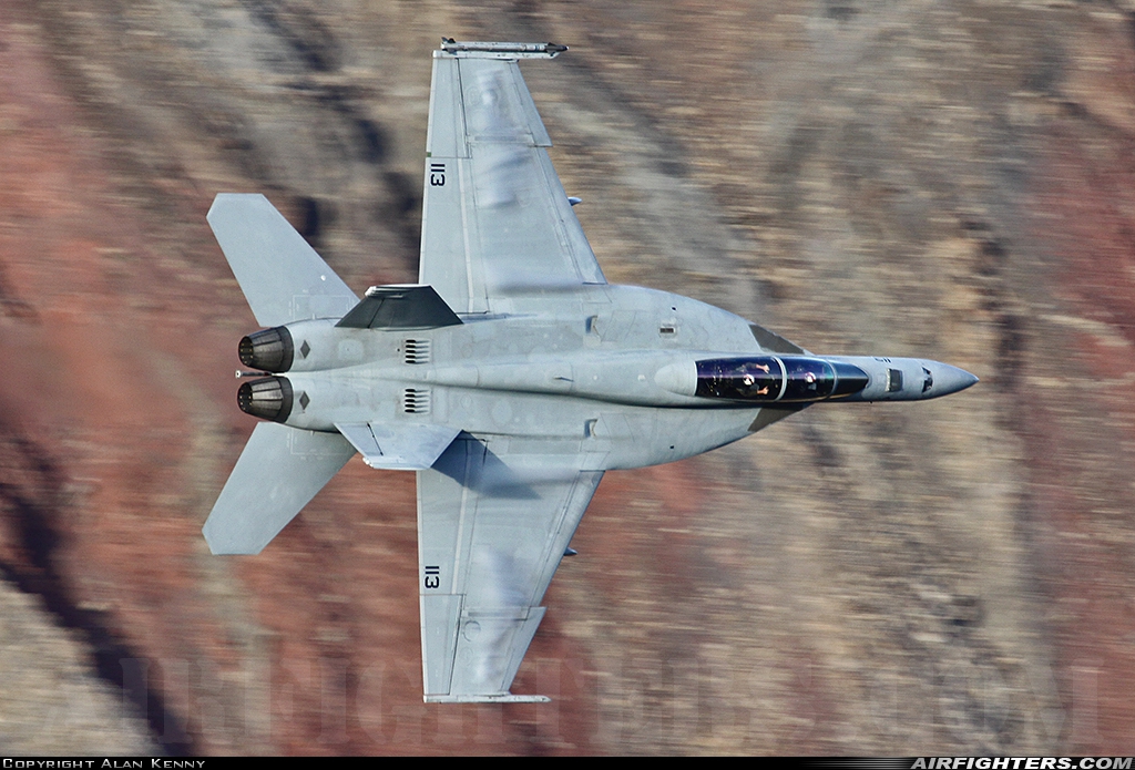 USA - Navy Boeing F/A-18F Super Hornet 166854 at Off-Airport - Rainbow Canyon area, USA
