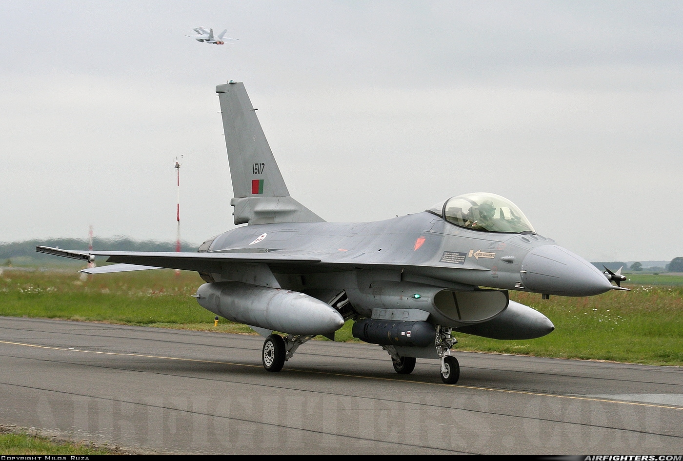 Portugal - Air Force General Dynamics F-16AM Fighting Falcon 15117 at Cambrai - Epinoy (LFQI), France