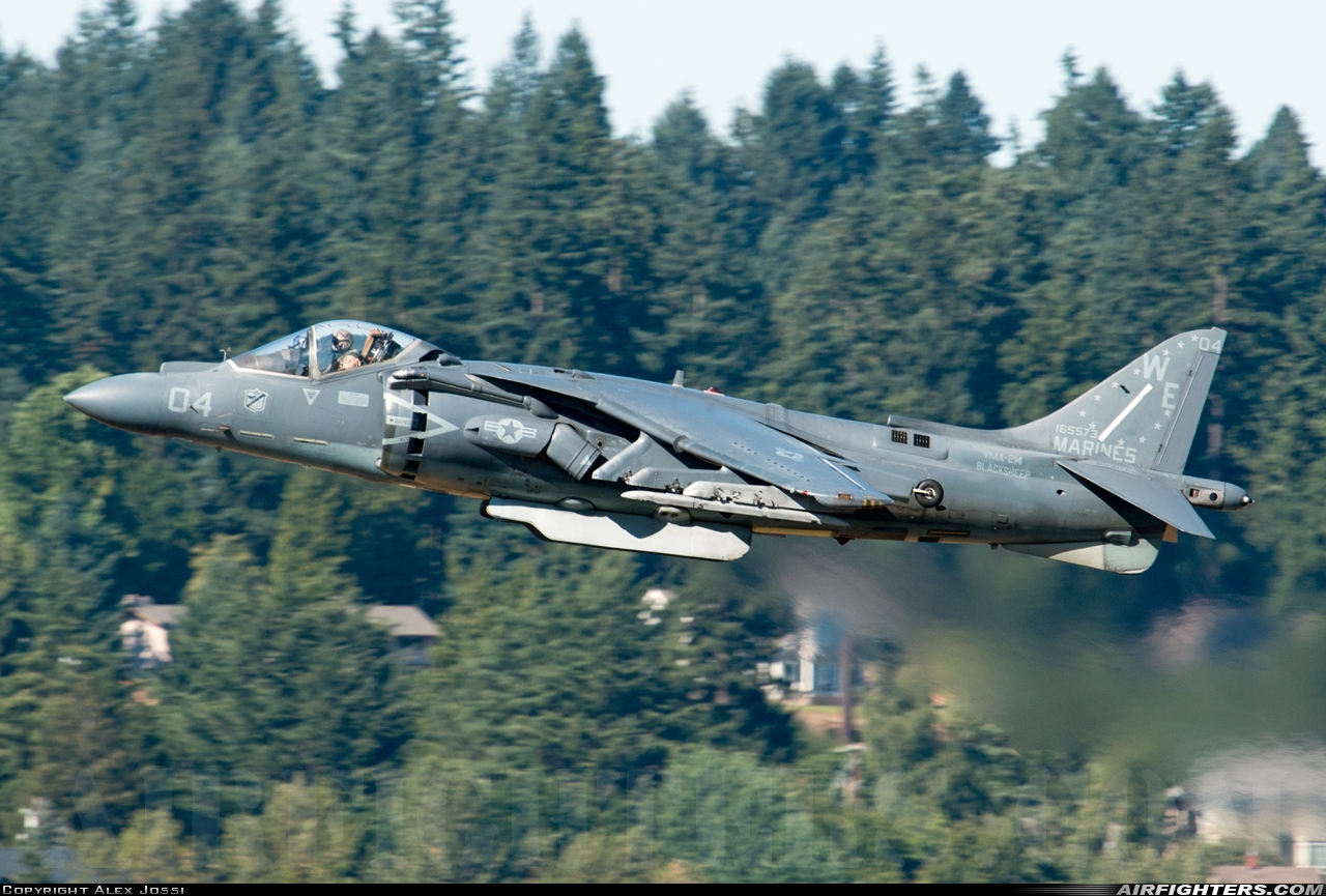 USA - Marines McDonnell Douglas AV-8B+ Harrier ll 165573 at Portland - Int. (PDX / KPDX), USA