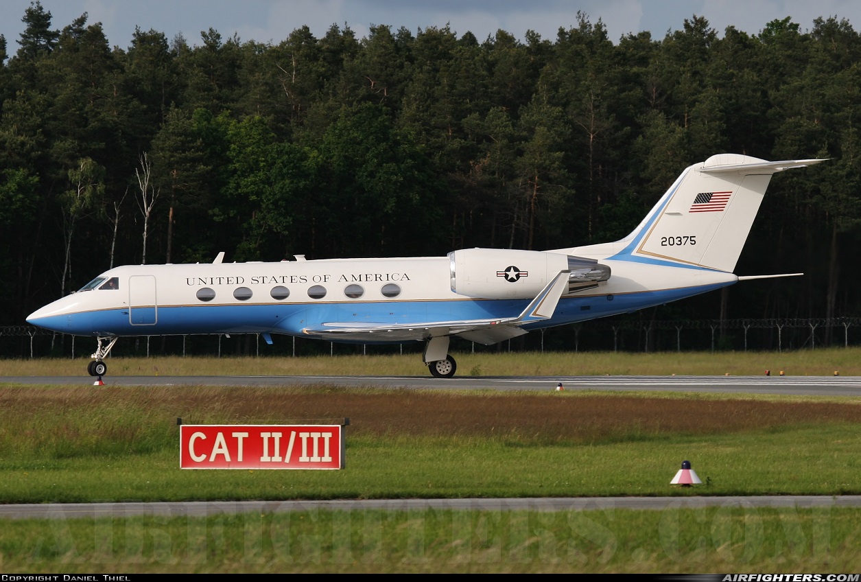 USA - Air Force Gulfstream Aerospace C-20H Gulfstream IV 92-0375 at Nuremberg (NUE / EDDN), Germany