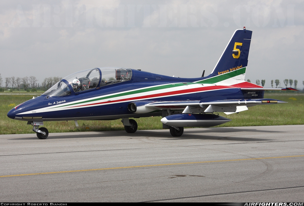 Italy - Air Force Aermacchi MB-339PAN MM54473 at Rivolto (LIPI), Italy