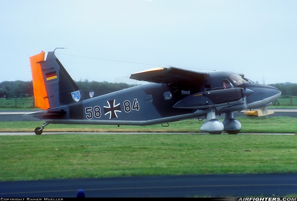 Germany - Air Force Dornier Do-28D-2 Skyservant 58+84 at Leck (EDXK), Germany