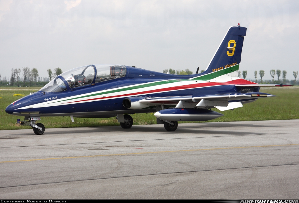 Italy - Air Force Aermacchi MB-339PAN MM54500 at Rivolto (LIPI), Italy