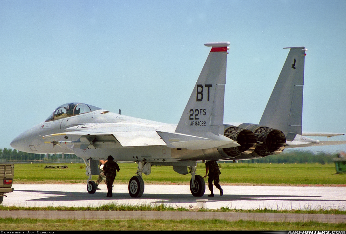 USA - Air Force McDonnell Douglas F-15C Eagle 84-0022 at Leeuwarden (LWR / EHLW), Netherlands