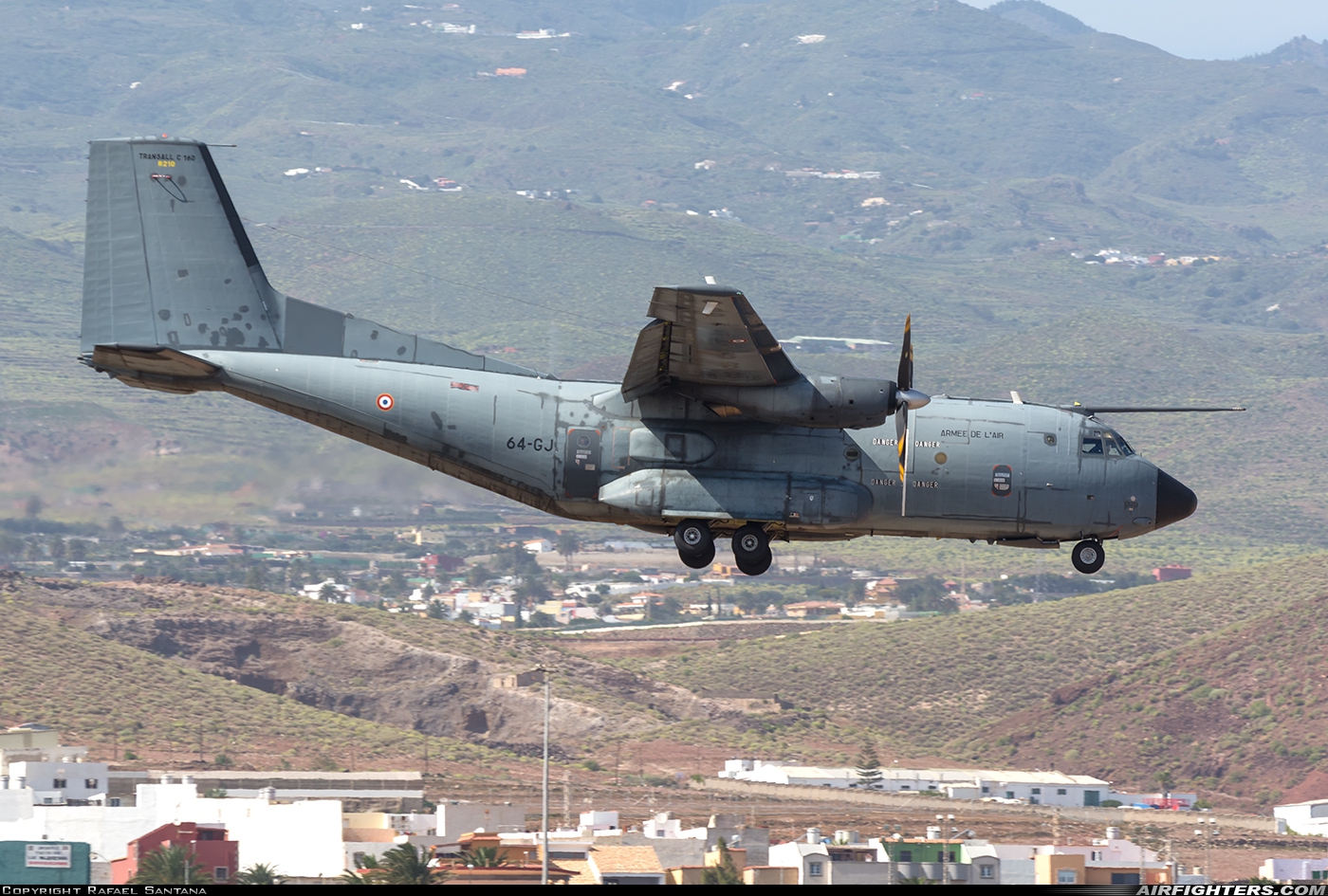 France - Air Force Transport Allianz C-160R R210 at Gran Canaria (- Las Palmas / Gando) (LPA / GCLP), Spain