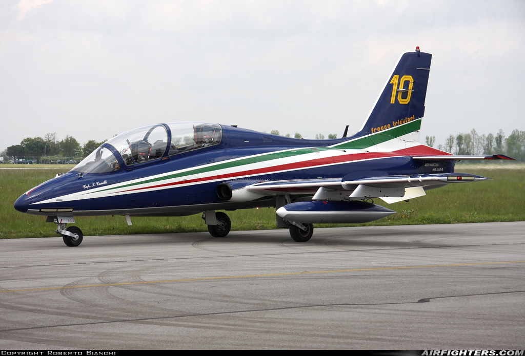 Italy - Air Force Aermacchi MB-339PAN MM54538 at Rivolto (LIPI), Italy