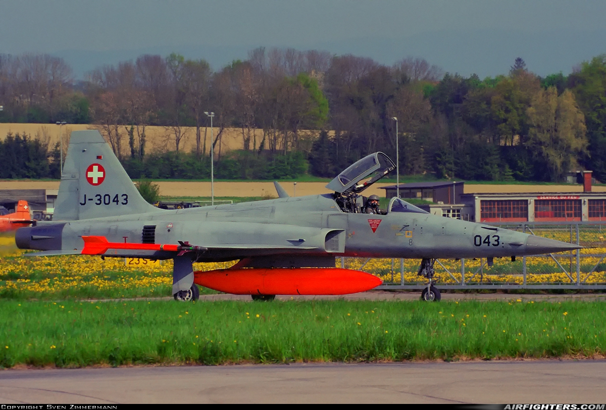 Switzerland - Air Force Northrop F-5E Tiger II J-3043 at Payerne (LSMP), Switzerland