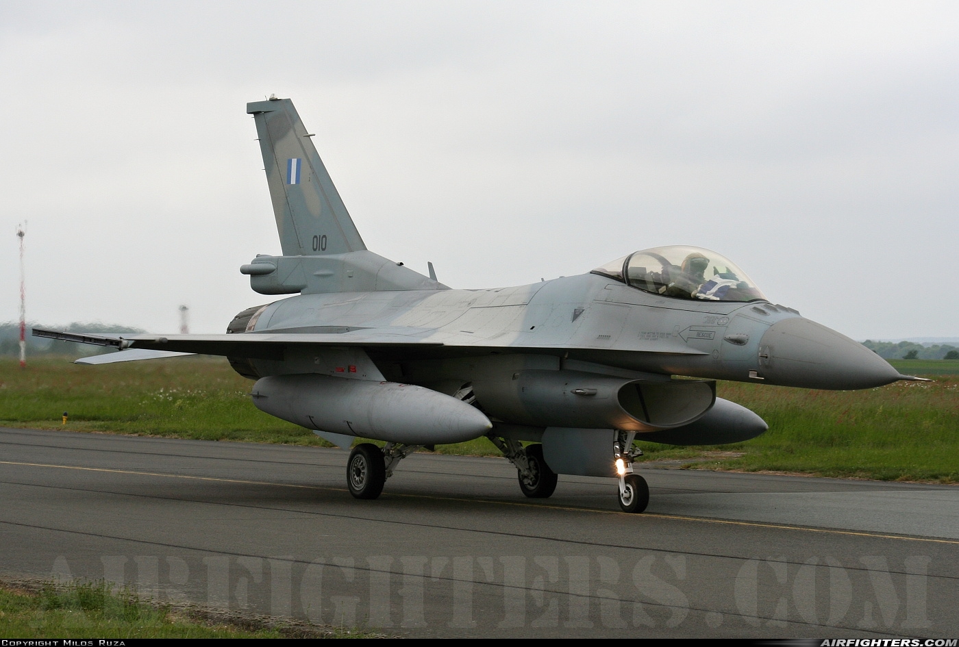 Greece - Air Force General Dynamics F-16C Fighting Falcon 010 at Cambrai - Epinoy (LFQI), France