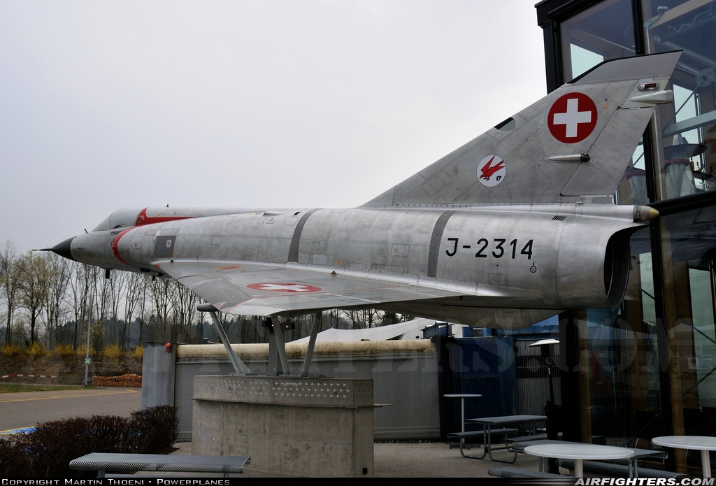 Switzerland - Air Force Dassault Mirage IIIS J-2314 at Off-Airport - Glattbrugg, Switzerland