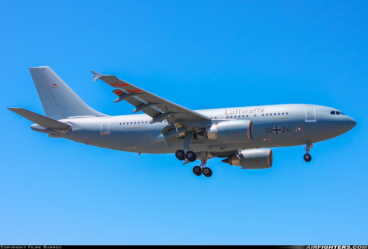 Germany - Air Force Airbus A310-304MRTT 10+24 at Oporto (- Francisco sa Carneiro) (OPO / LPPR), Portugal