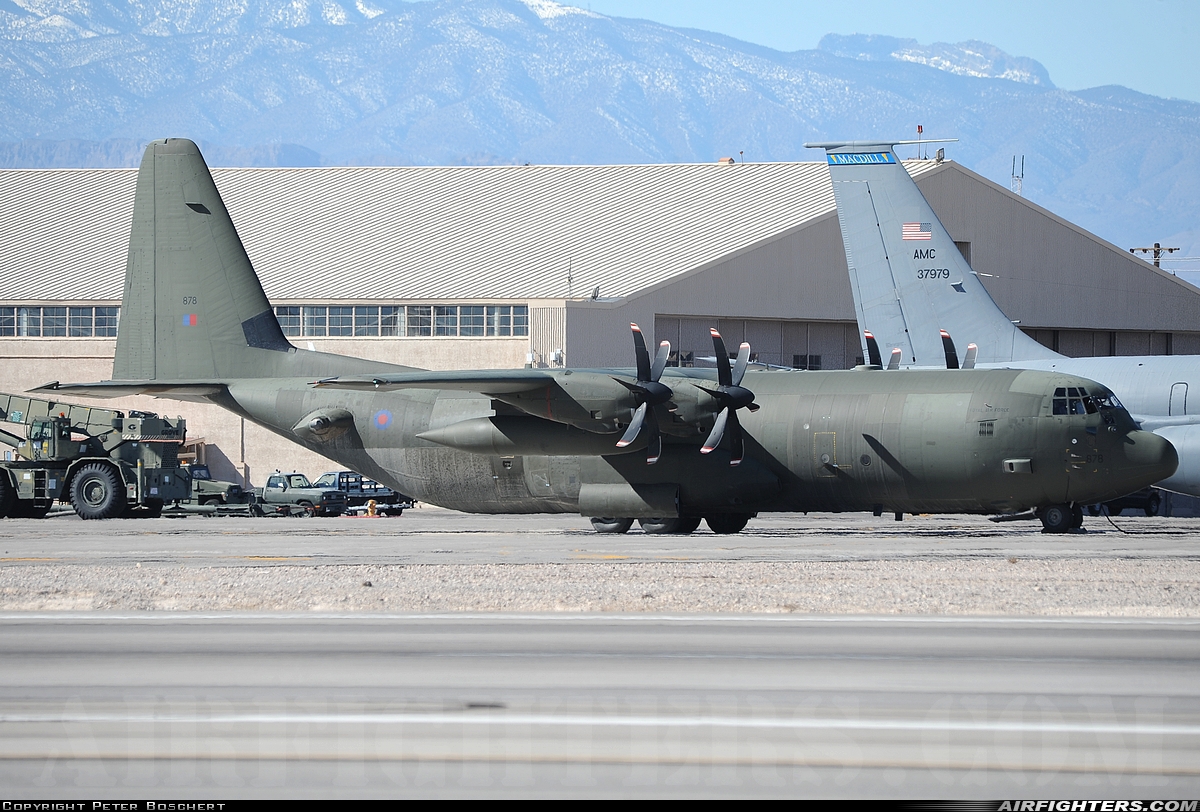 UK - Air Force Lockheed Martin Hercules C4 (C-130J-30 / L-382) ZH878 at Las Vegas - Nellis AFB (LSV / KLSV), USA
