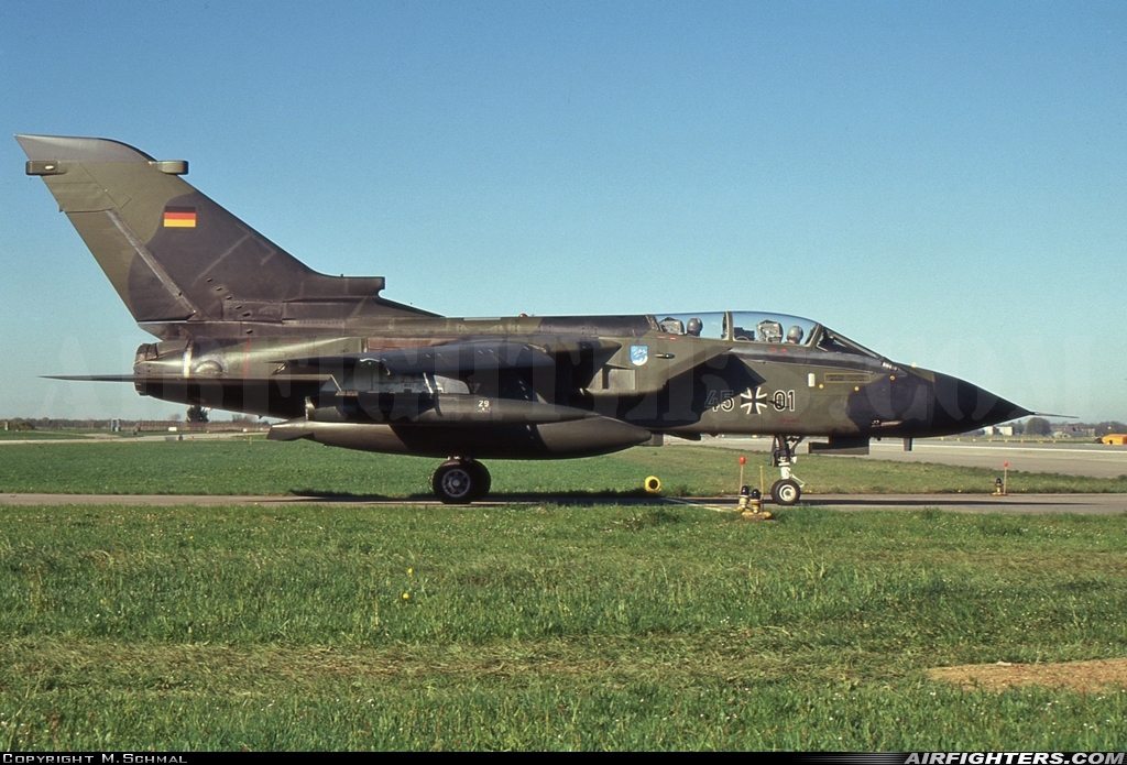 Germany - Air Force Panavia Tornado IDS 45+01 at Memmingen - Allgau (FMM / EDJA), Germany