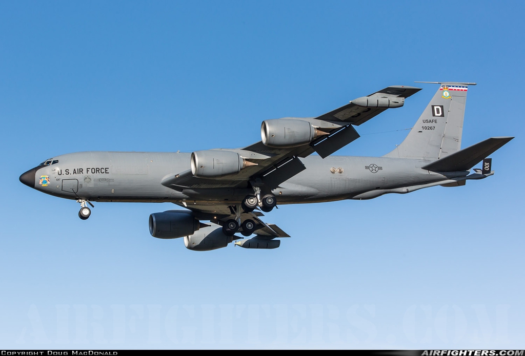 USA - Air Force Boeing KC-135R Stratotanker (717-148) 61-0267 at Mildenhall (MHZ / GXH / EGUN), UK