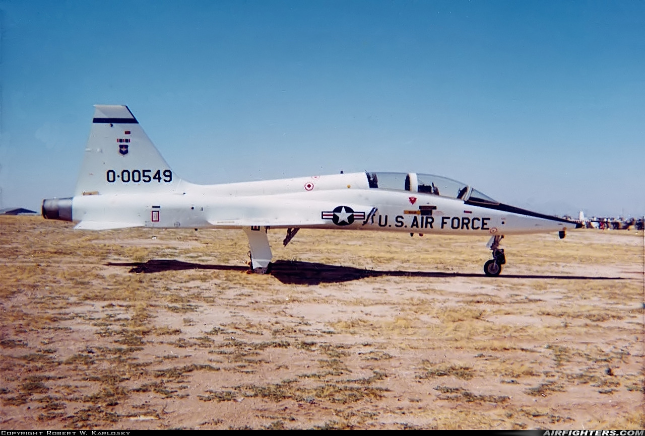 USA - Air Force Northrop T-38A Talon 60-0549 at Tucson - Davis-Monthan AFB (DMA / KDMA), USA