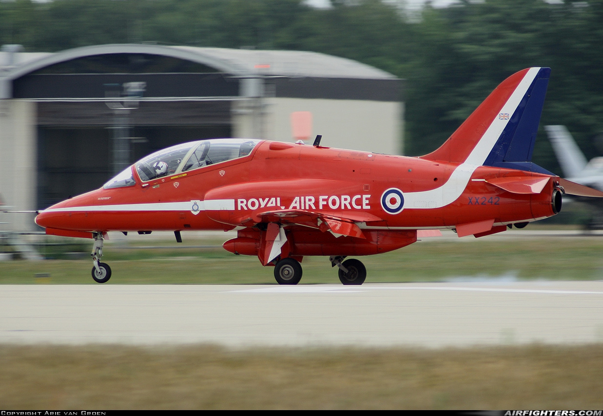 UK - Air Force British Aerospace Hawk T.1 XX242 at Breda - Gilze-Rijen (GLZ / EHGR), Netherlands