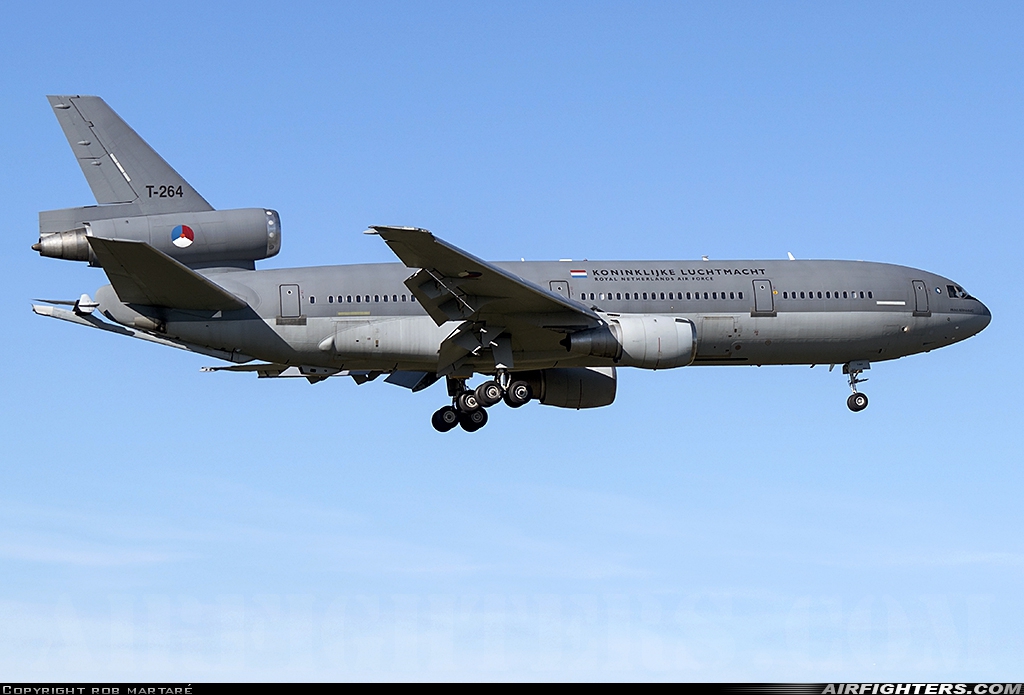 Netherlands - Air Force McDonnell Douglas KDC-10-30CF T-264 at Eindhoven (- Welschap) (EIN / EHEH), Netherlands