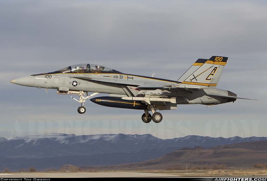 USA - Navy Boeing F/A-18F Super Hornet 166661 at Fallon - Fallon NAS (NFL / KNFL), USA
