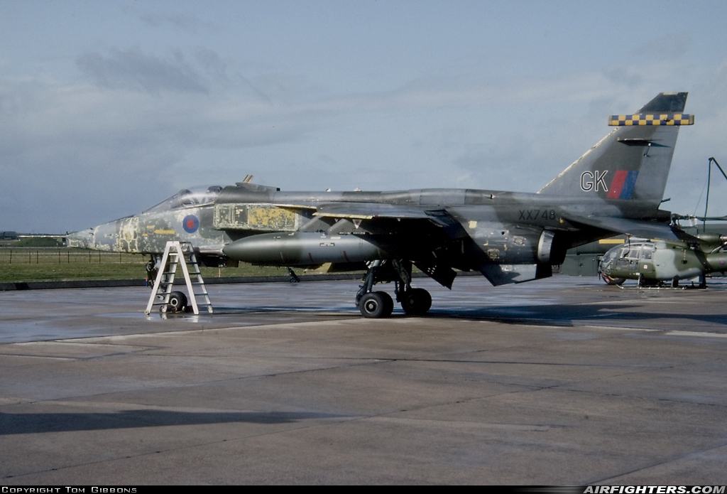 UK - Air Force Sepecat Jaguar GR1A XX748 at Lossiemouth (LMO / EGQS), UK