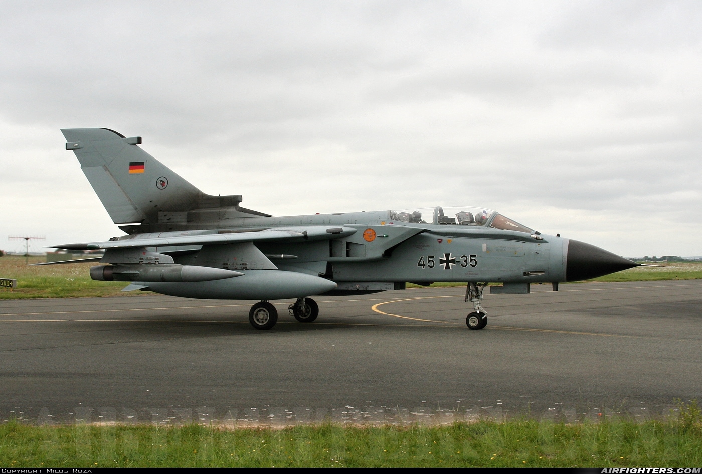 Germany - Air Force Panavia Tornado IDS 45+35 at Cambrai - Epinoy (LFQI), France