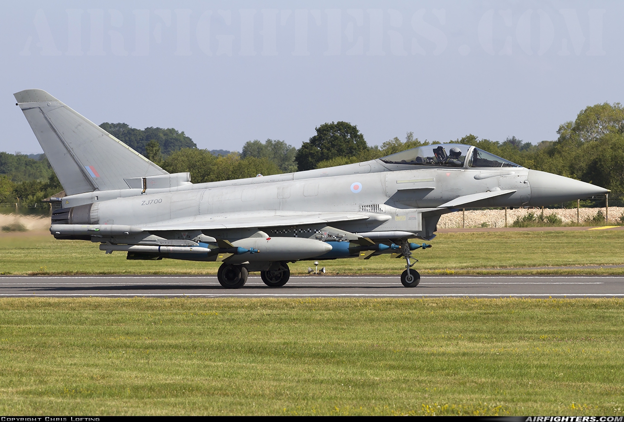 UK - Air Force Eurofighter Typhoon FGR4 ZJ700 at Fairford (FFD / EGVA), UK