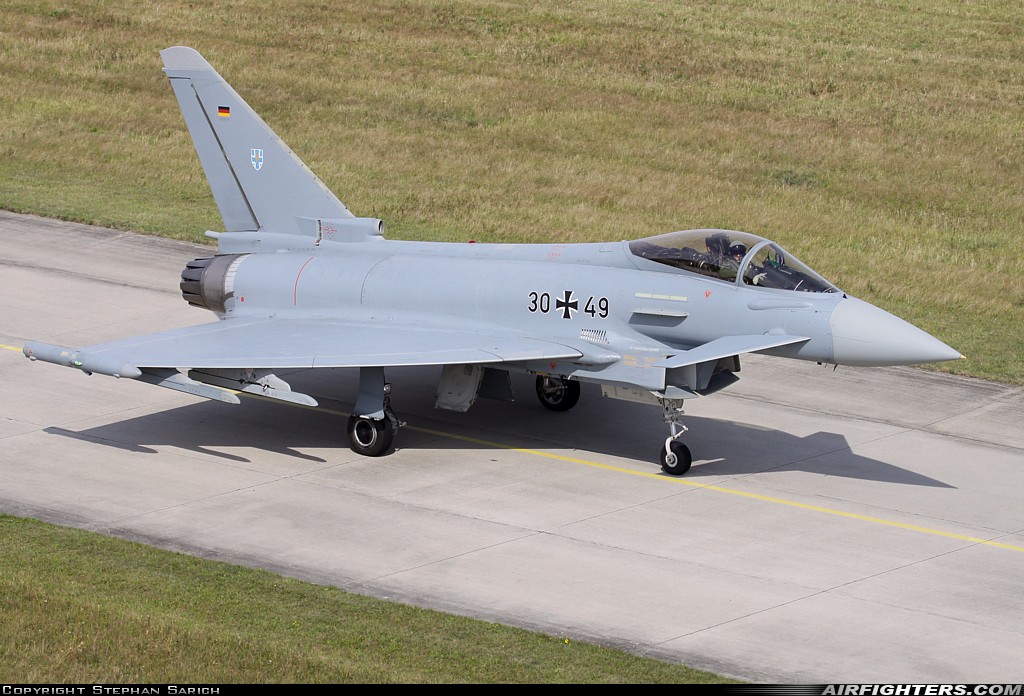 Germany - Air Force Eurofighter EF-2000 Typhoon S 30+49 at Rostock - Laage (RLG / ETNL), Germany