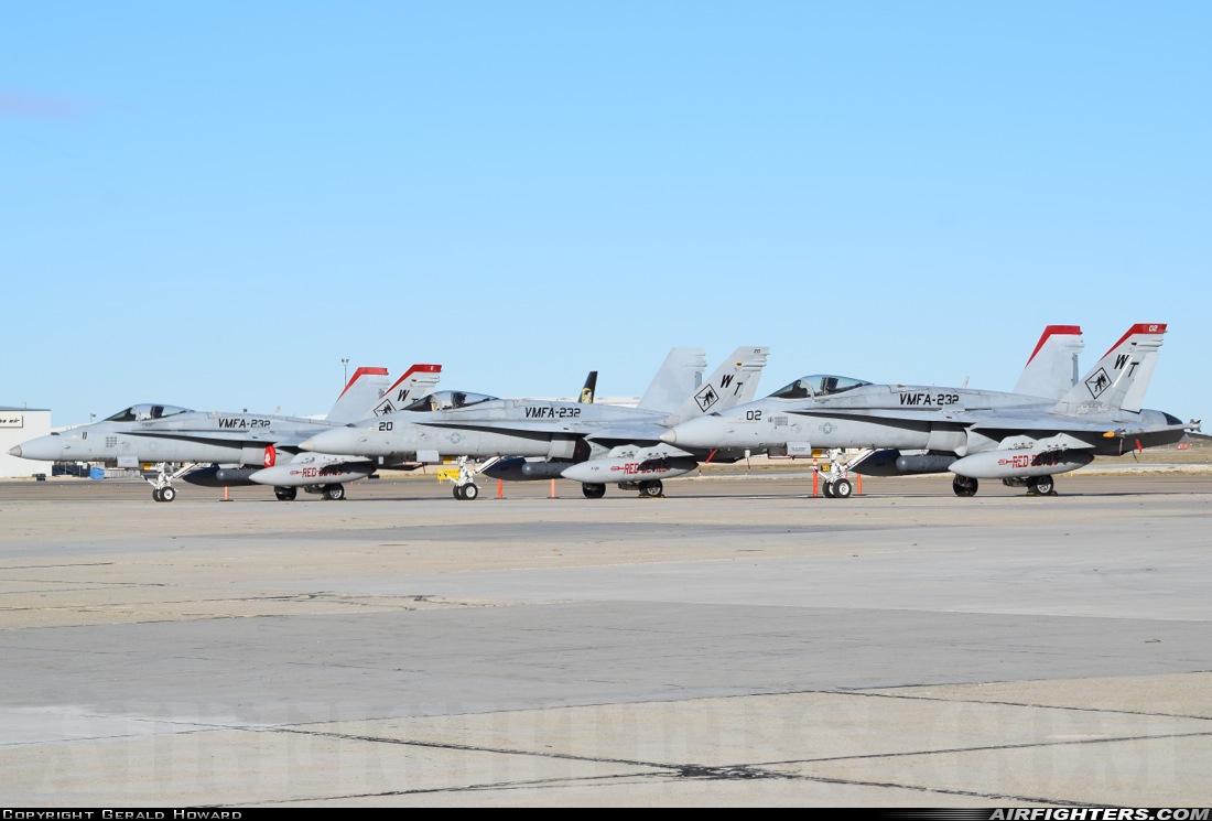 USA - Marines McDonnell Douglas F/A-18C Hornet 165188 at Boise - Air Terminal / Gowen Field (Municipal) (BOI / KBOI), USA