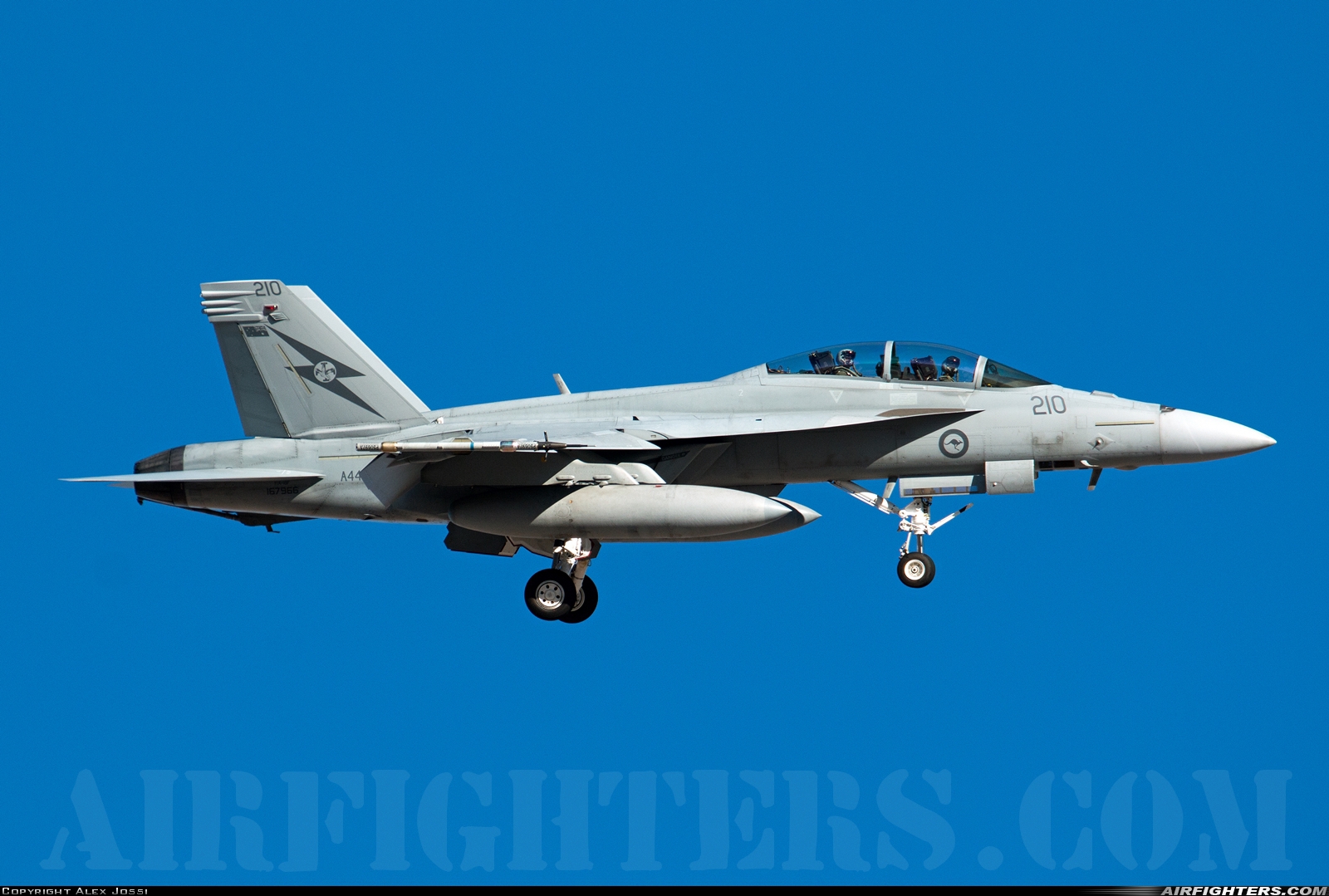 Australia - Air Force Boeing F/A-18F Super Hornet A44-210 at Las Vegas - Nellis AFB (LSV / KLSV), USA