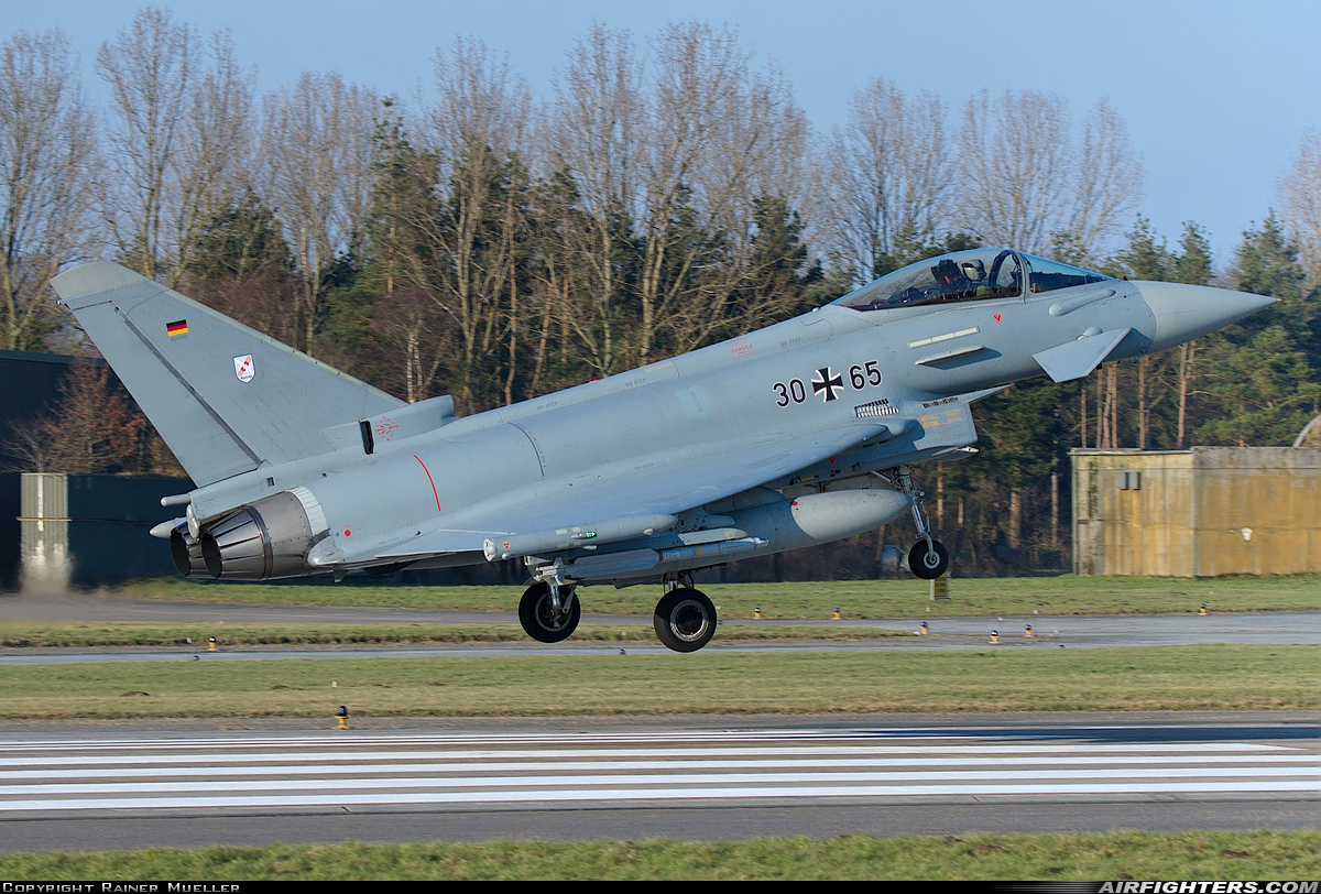 Germany - Air Force Eurofighter EF-2000 Typhoon S 30+65 at Wittmundhafen (Wittmund) (ETNT), Germany