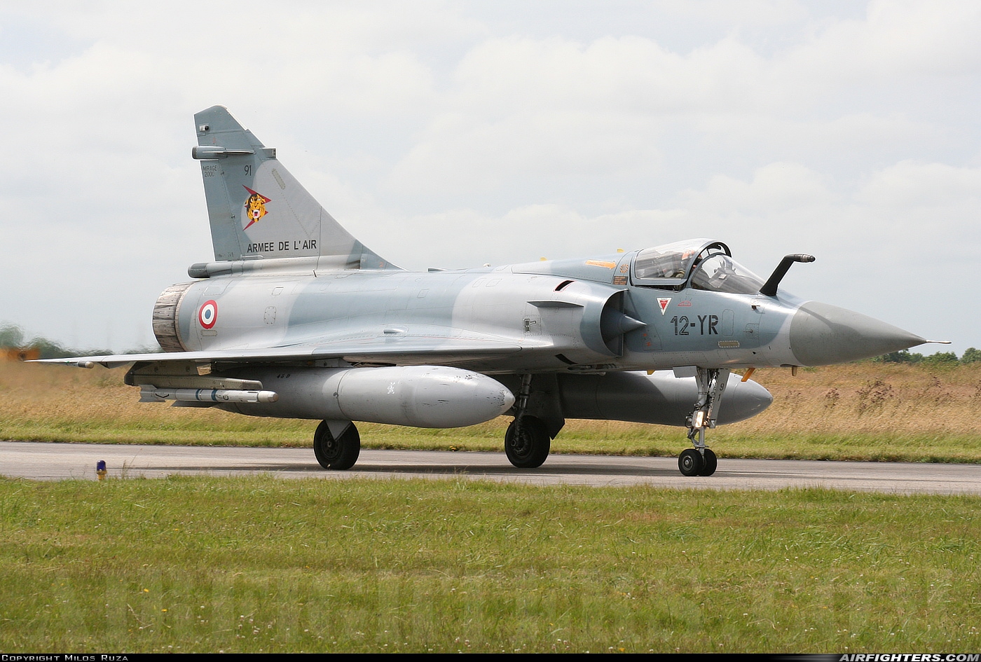 France - Air Force Dassault Mirage 2000C 91 at Landivisiau (LDV / LFRJ), France