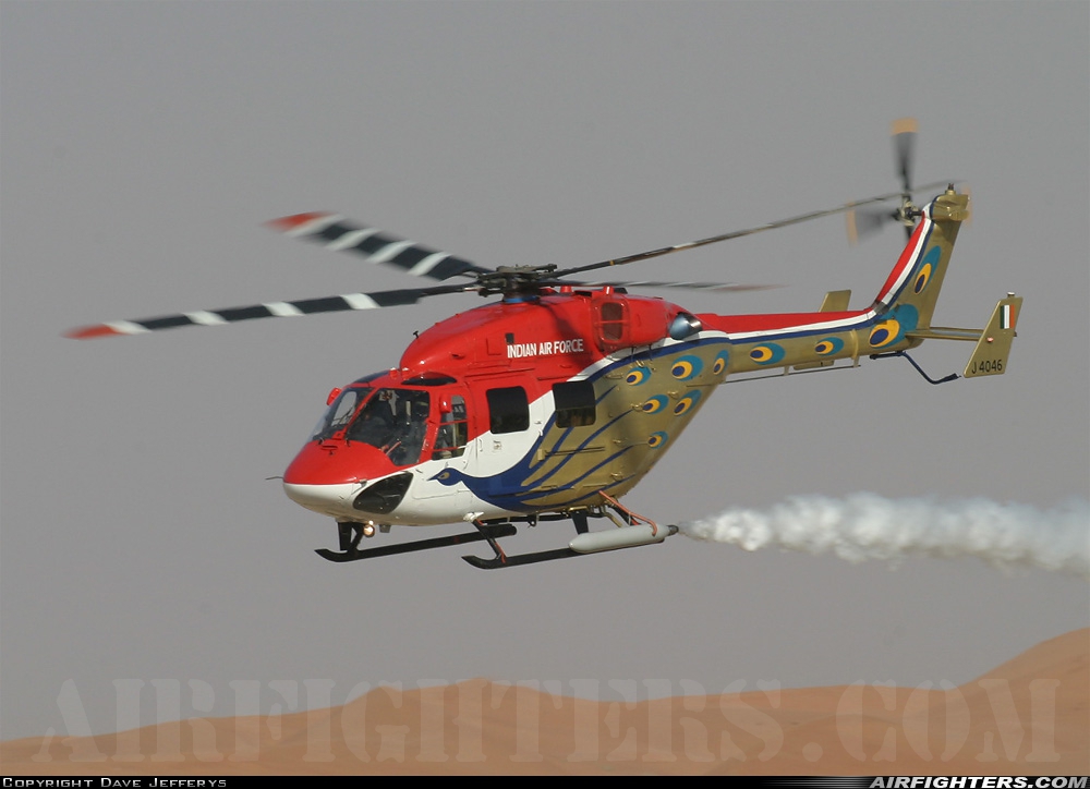 India - Air Force Hindustan Aeronautics Limited Dhruv Mk.1 J4046 at Al Ain - Int. (AAN / OMAL), United Arab Emirates